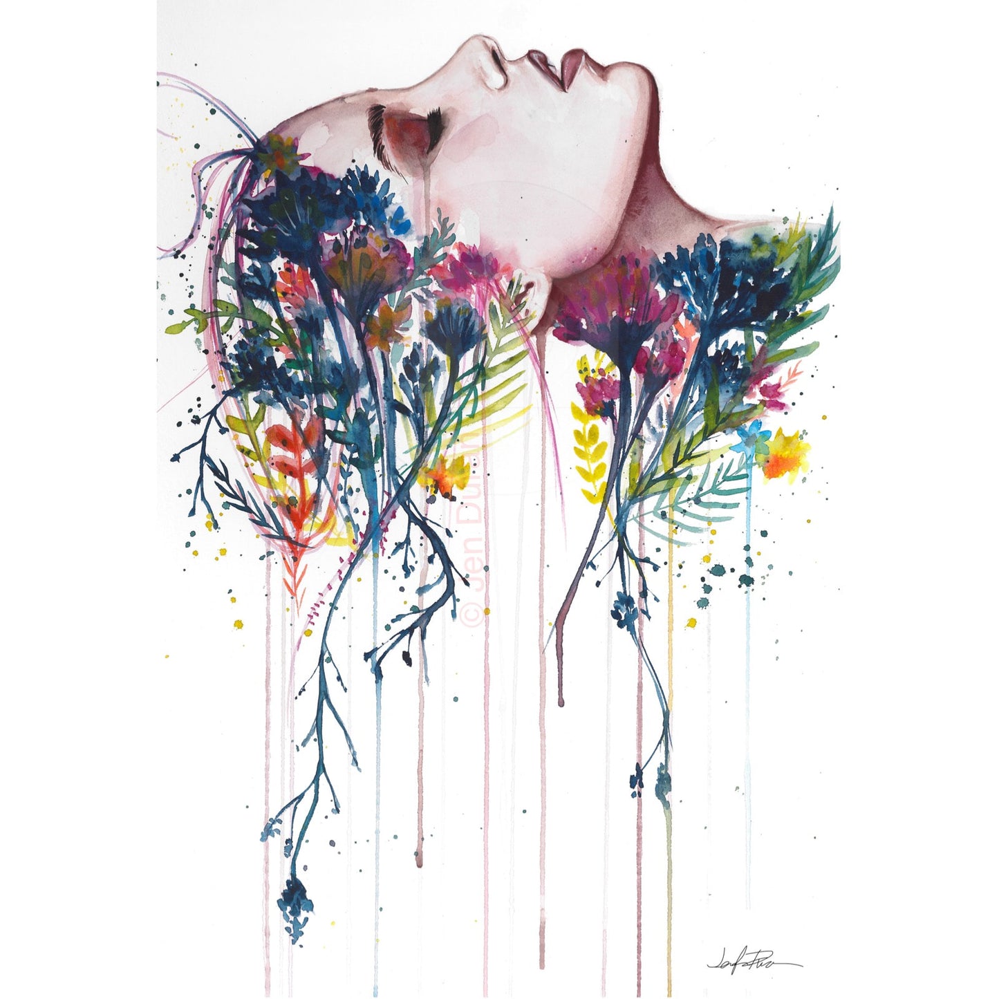 "Dream" Fine Art Paper Print | Floral Wall Art