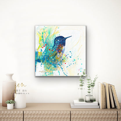 Sweet Hummingbird Fine Art Paper Print | Wall Art