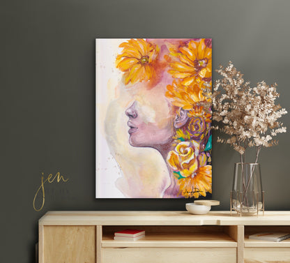 "Sunflower Mood" Fine Art Print