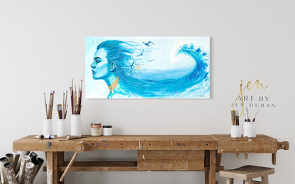 "Mermaid Tears" Giclée Canvas Print