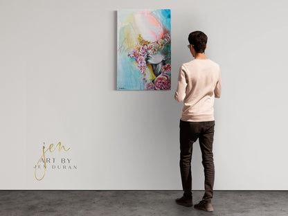 "THOUGHTS INSIDE A DREAM" Original Painting