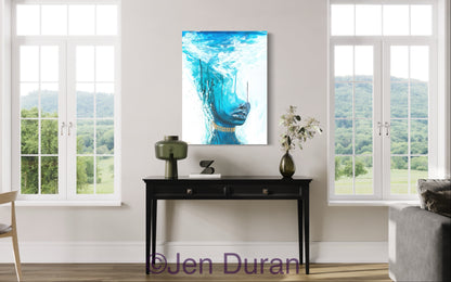 "HIDING PLACE" Original Painting