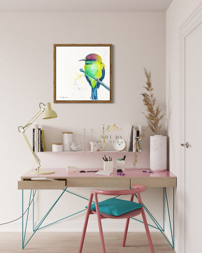 canvas wall art bird painting home decor art by jen duran