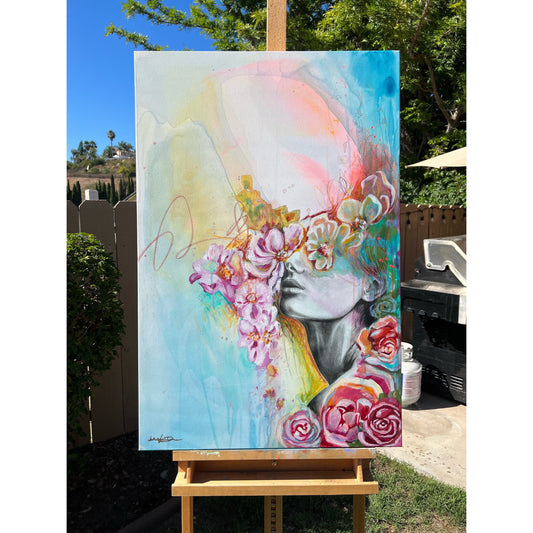 "THOUGHTS INSIDE A DREAM" Original Painting